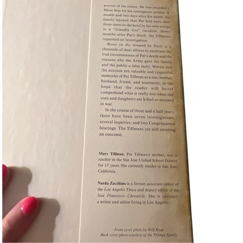 Boots on the Ground by Dusk
Book by Mary Tillman and Narda Zacchino - Picture 5 of 9
